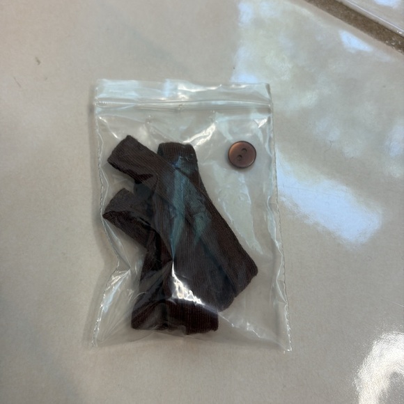 Duck Head Brown and Olive Camisole Top with Elastic Bodice. Small - Picture 9 of 10